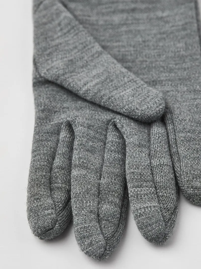 Hestra Heavy Merino Glove in Grey-3